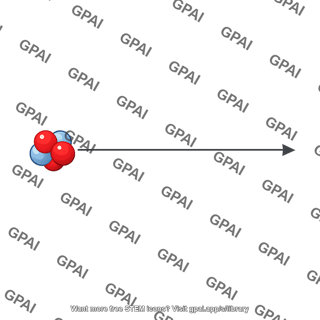 Alpha particle undeviated