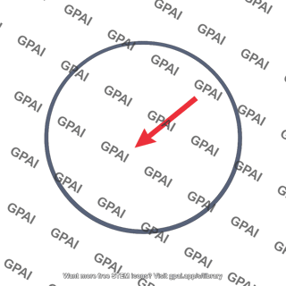 Centripetal acceleration arrow