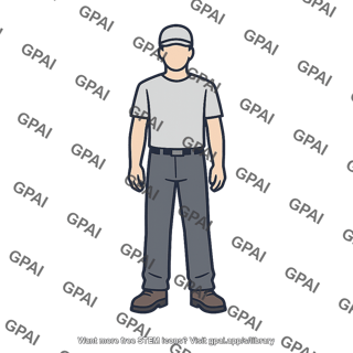 Worker standing