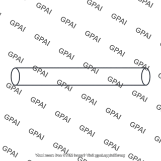 Cylindrical aluminum rod