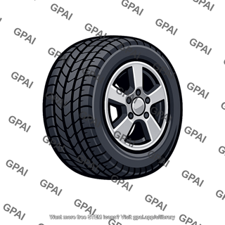 Tire inflated