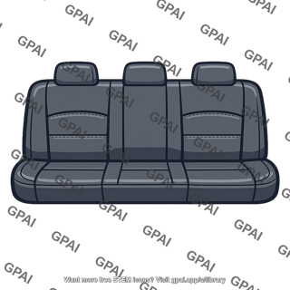 Car rear seat
