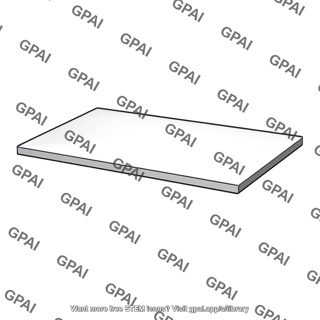 Flat metal plate