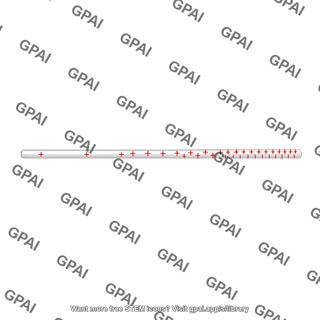 Thin plastic rod nonuniformly charged