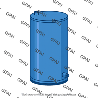 Cylindrical water tank