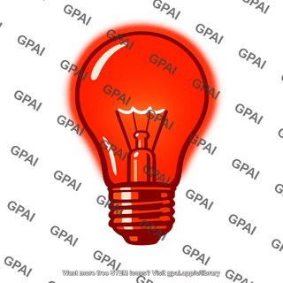 Lightbulb monochromatic