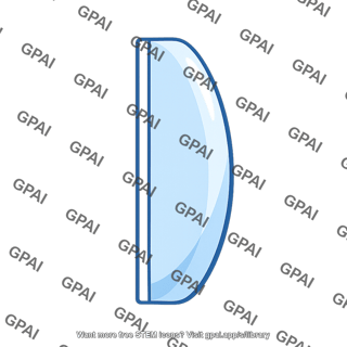 Planoconvex lens