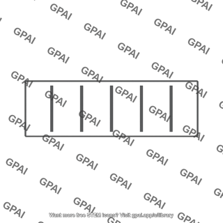 Diffraction grating five rulings