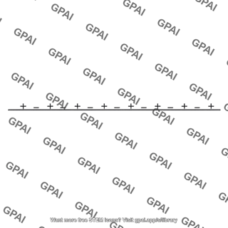 Alternating line charge