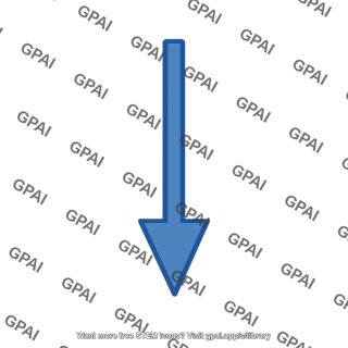 Negative lift force arrow