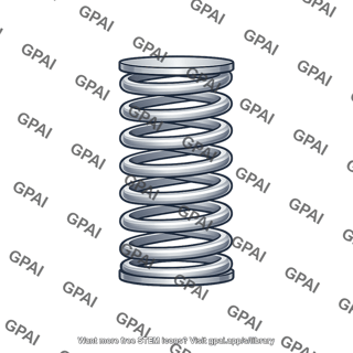 Compression coil spring