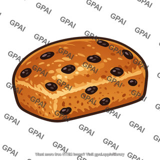 Loaf of raisin bread