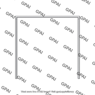 Inverted u rod frame