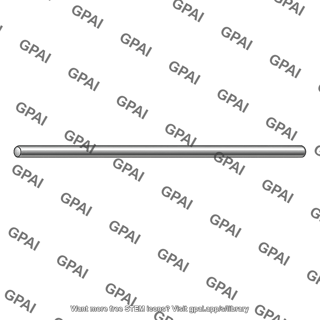 Thin steel rod