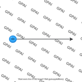 Electron undeflected