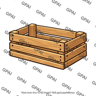 Wooden crate