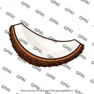 Coconut piece