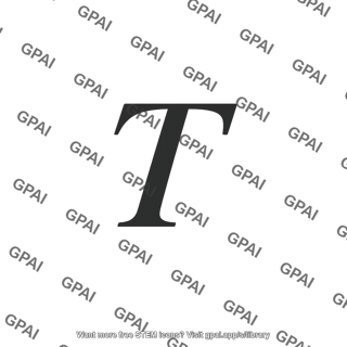 Letter t serif