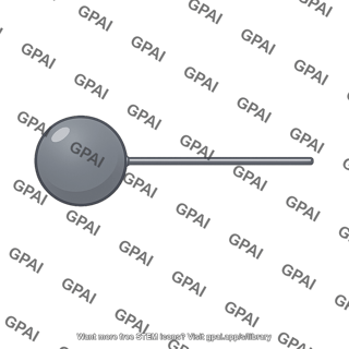 Ball attached to rod