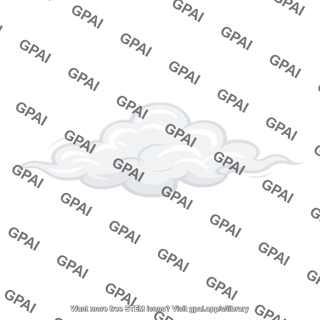 Stylized cloud