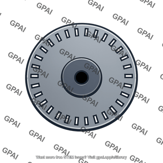 Rotating slotted wheel