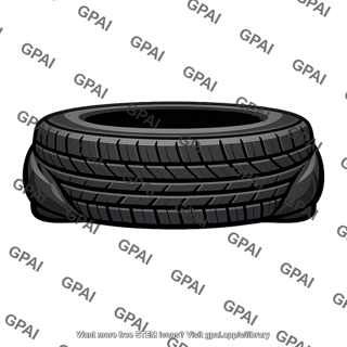 Tire deformed