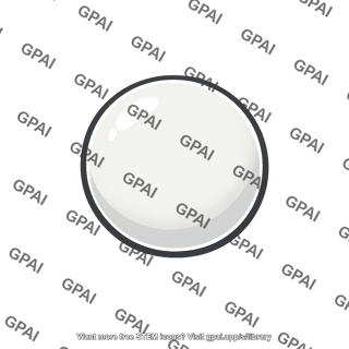 Rigid plastic bead