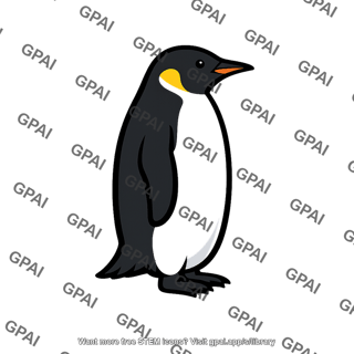 Penguin side view