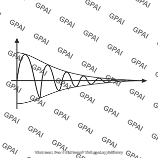 Displacement time graph damped