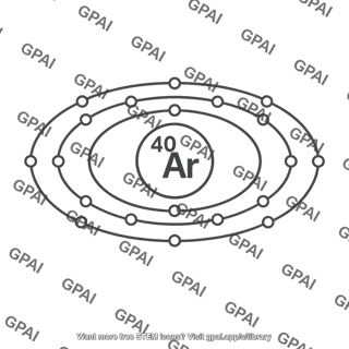 Argon 40 atom