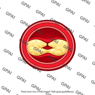 Artery with plaque