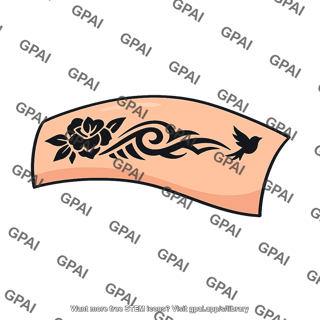 Tattooed skin