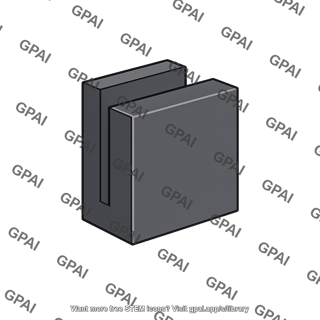 Slotted support block