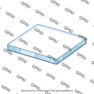 Pyrex glass sample