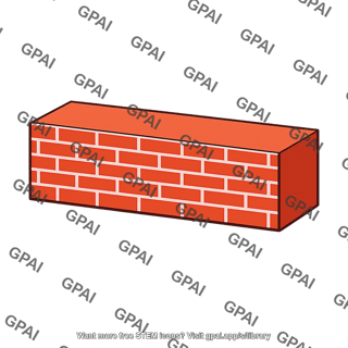 Brick wall section