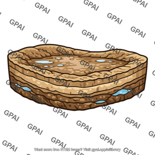 Ancient lake bed