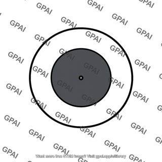 Concentric circular disk