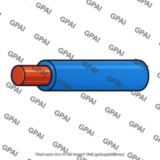 Copper wire insulated