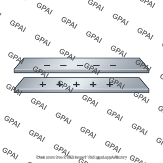 Horizontal parallel plate capacitor