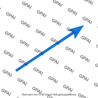 Blue arrow diagonal