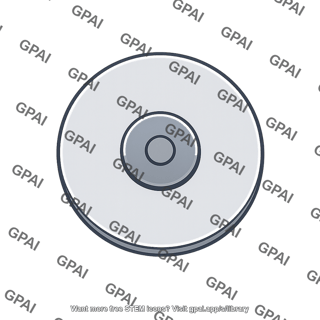 Disk with central hub