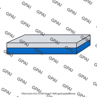 Two layer composite slab