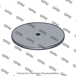 Metal plate circular