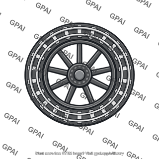 Track on wheel