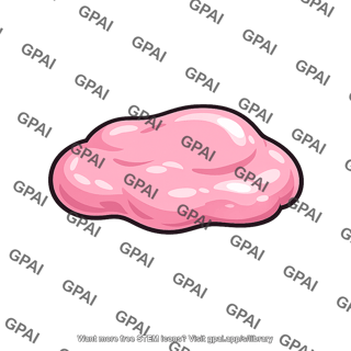 Bubble gum wad