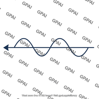 Traveling wave leftward