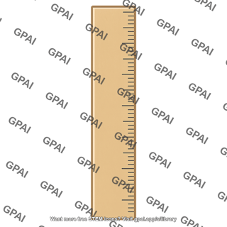 Wooden ruler