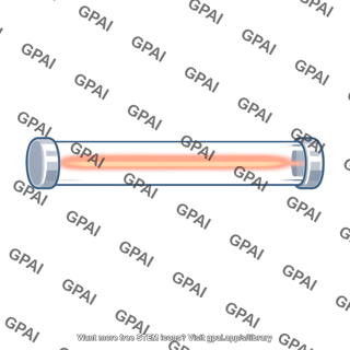 Glass discharge tube