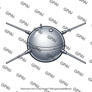 Spherical metal satellite