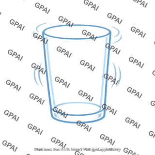 Drinking glass oscillating